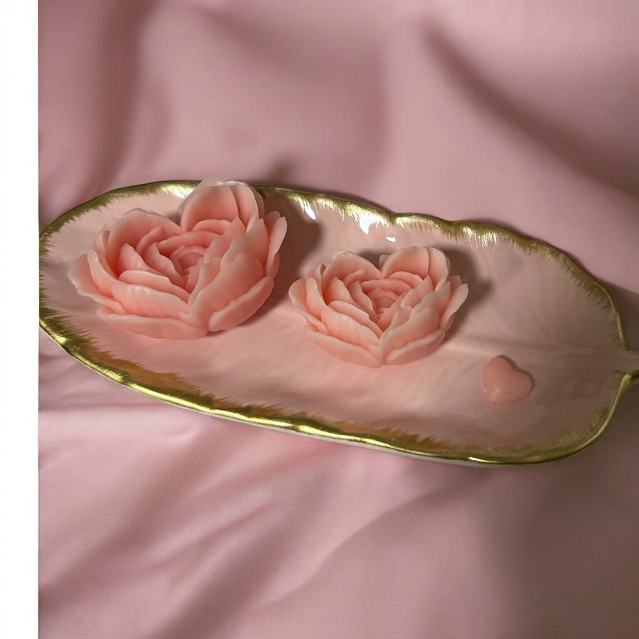 Rose Dreamlight Candle, Handmade Candle , Beautiful Decor,  Flower Candle, Soy candle, Handmade Gift,