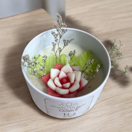 Flowers Candle, Handmade, Gift for MOM, flower Candle, Beautiful Decor, Home Decor, Beautify your home